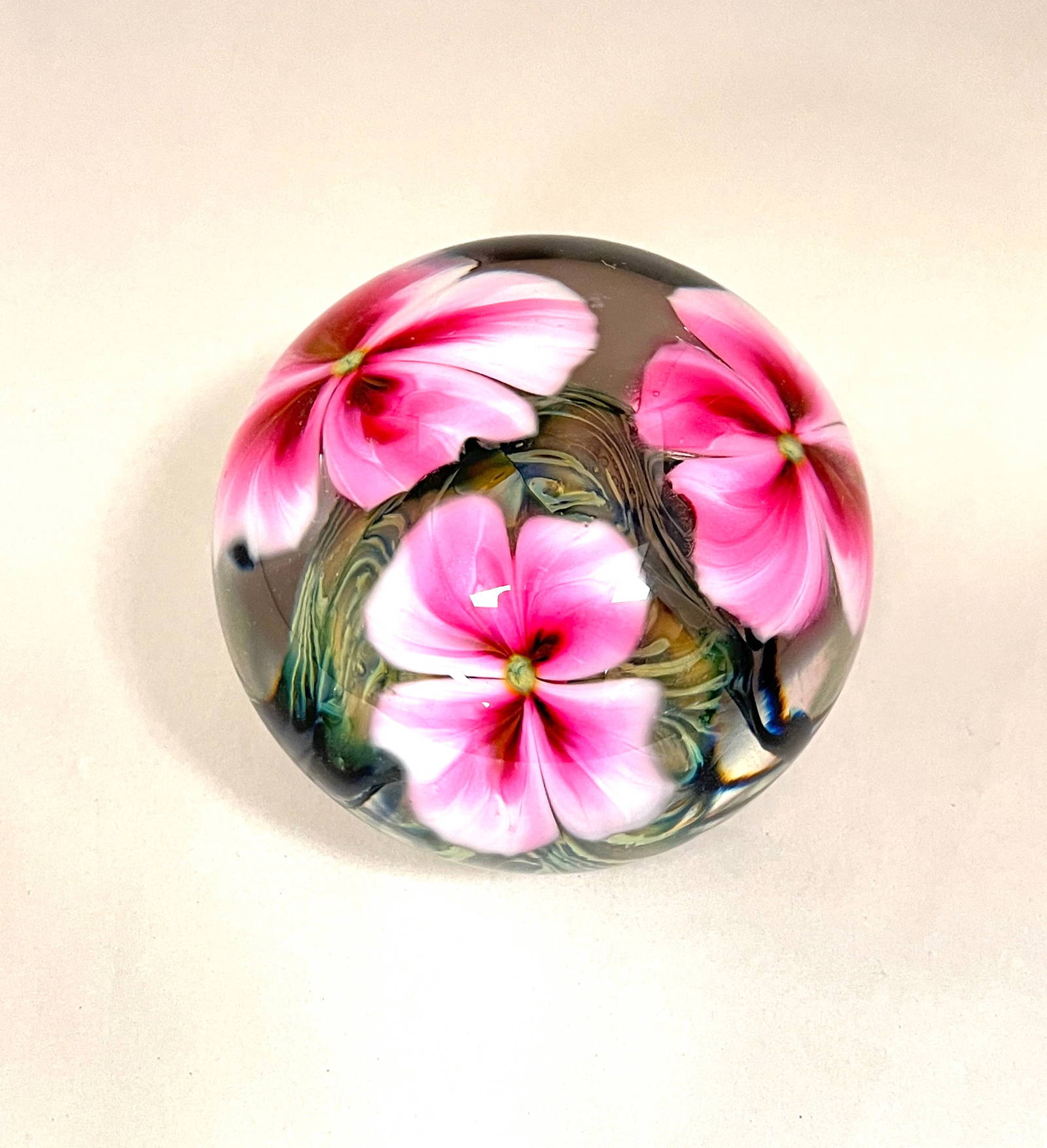 David Lotton Multi Flora Paperweight Auction