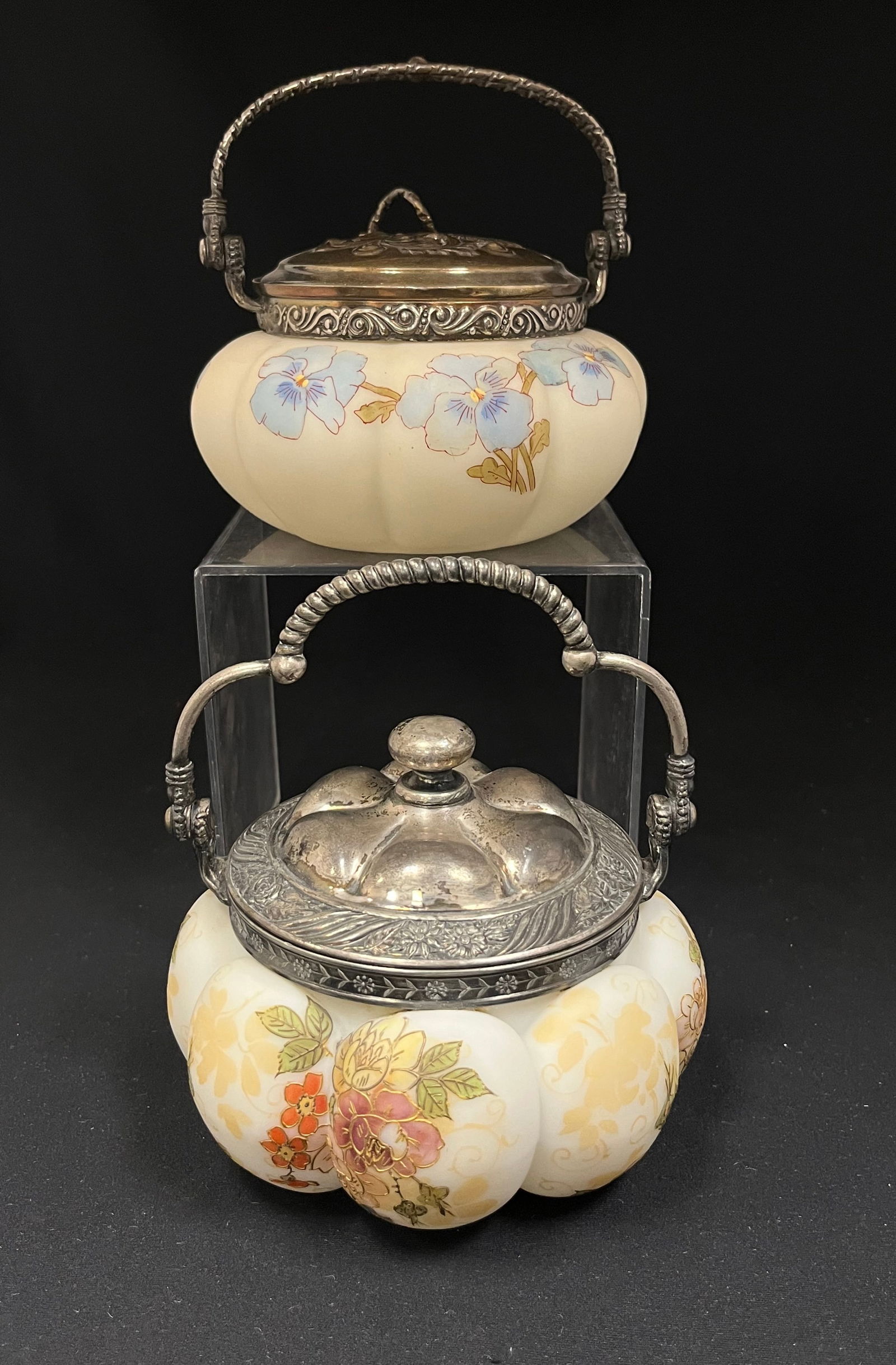 Two Victorian Sweet Meat jars (1 of 4)
