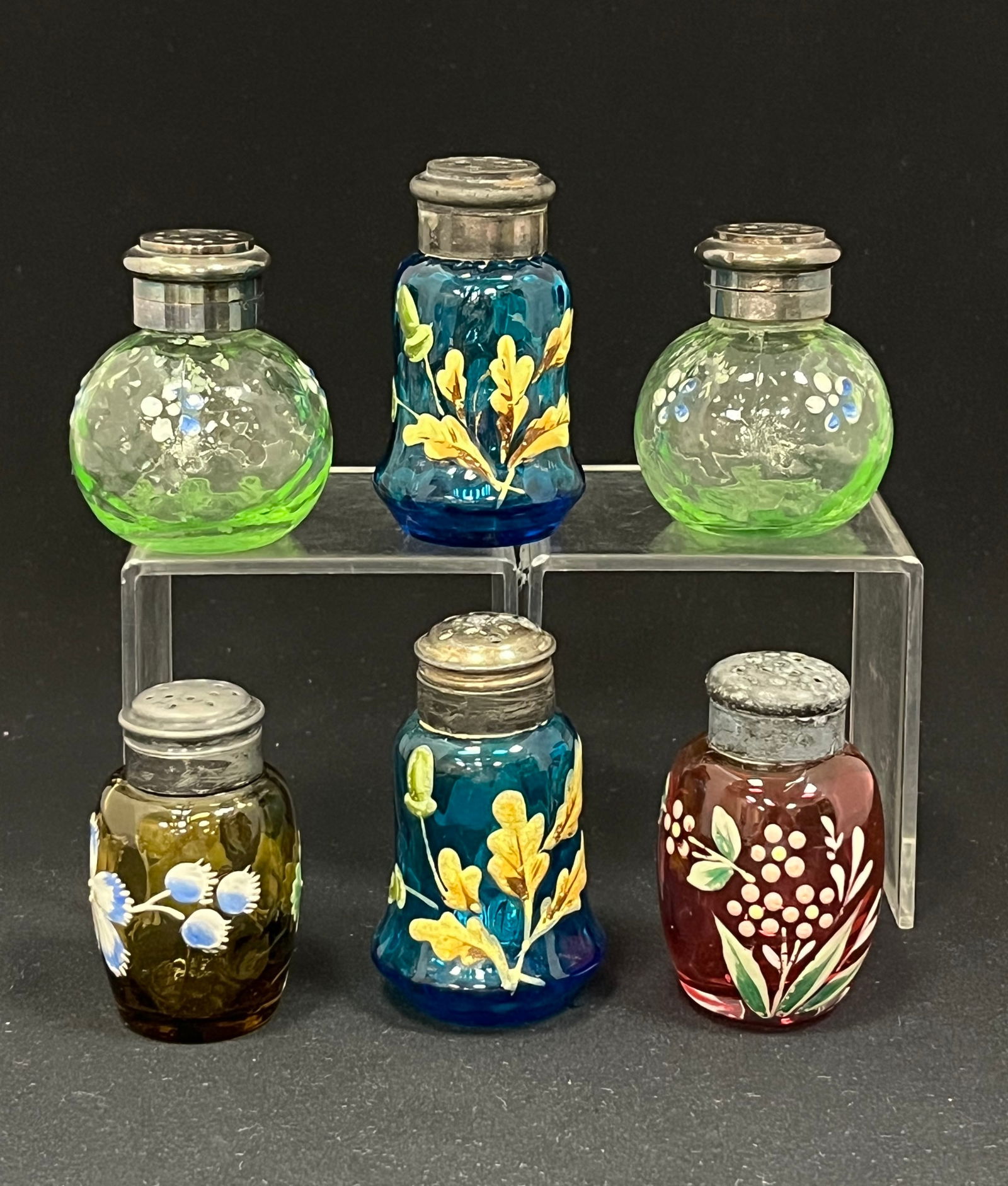 Six Mt. Washington translucent shakers (1 of 5)