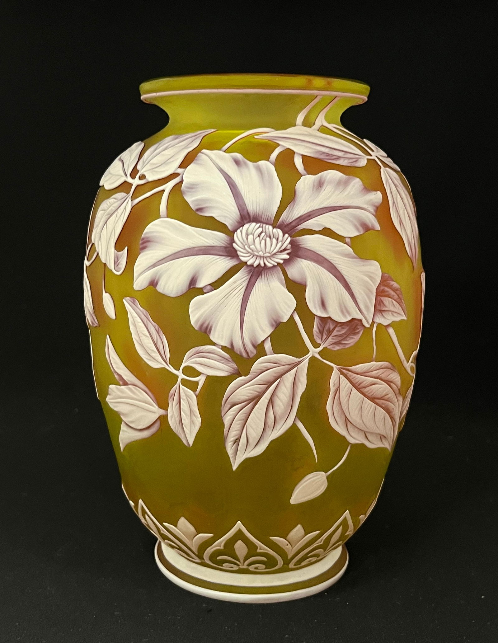 Webb three color cameo vase (1 of 6)