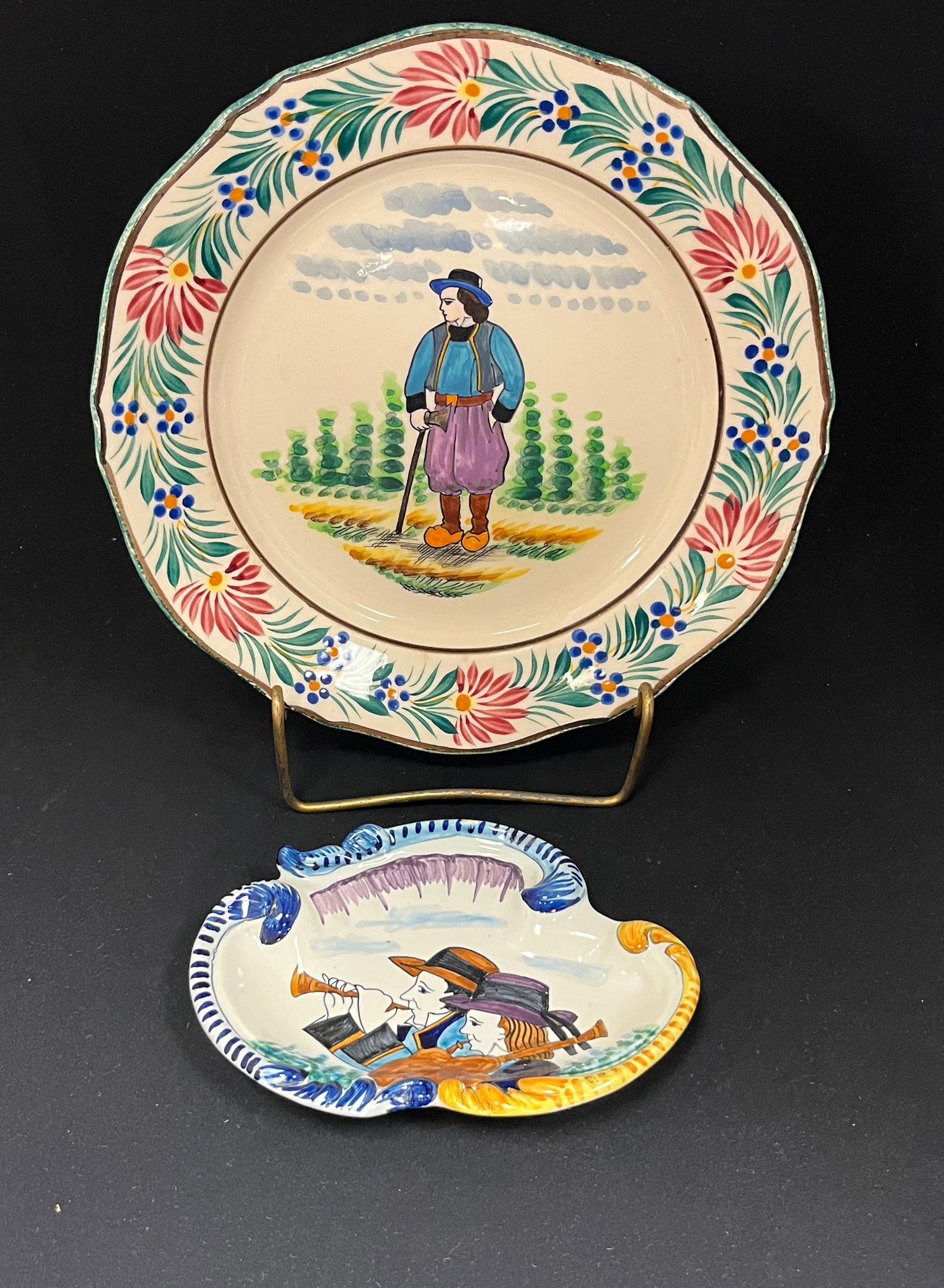 2 HB Quimper French Faience items (1 of 5)