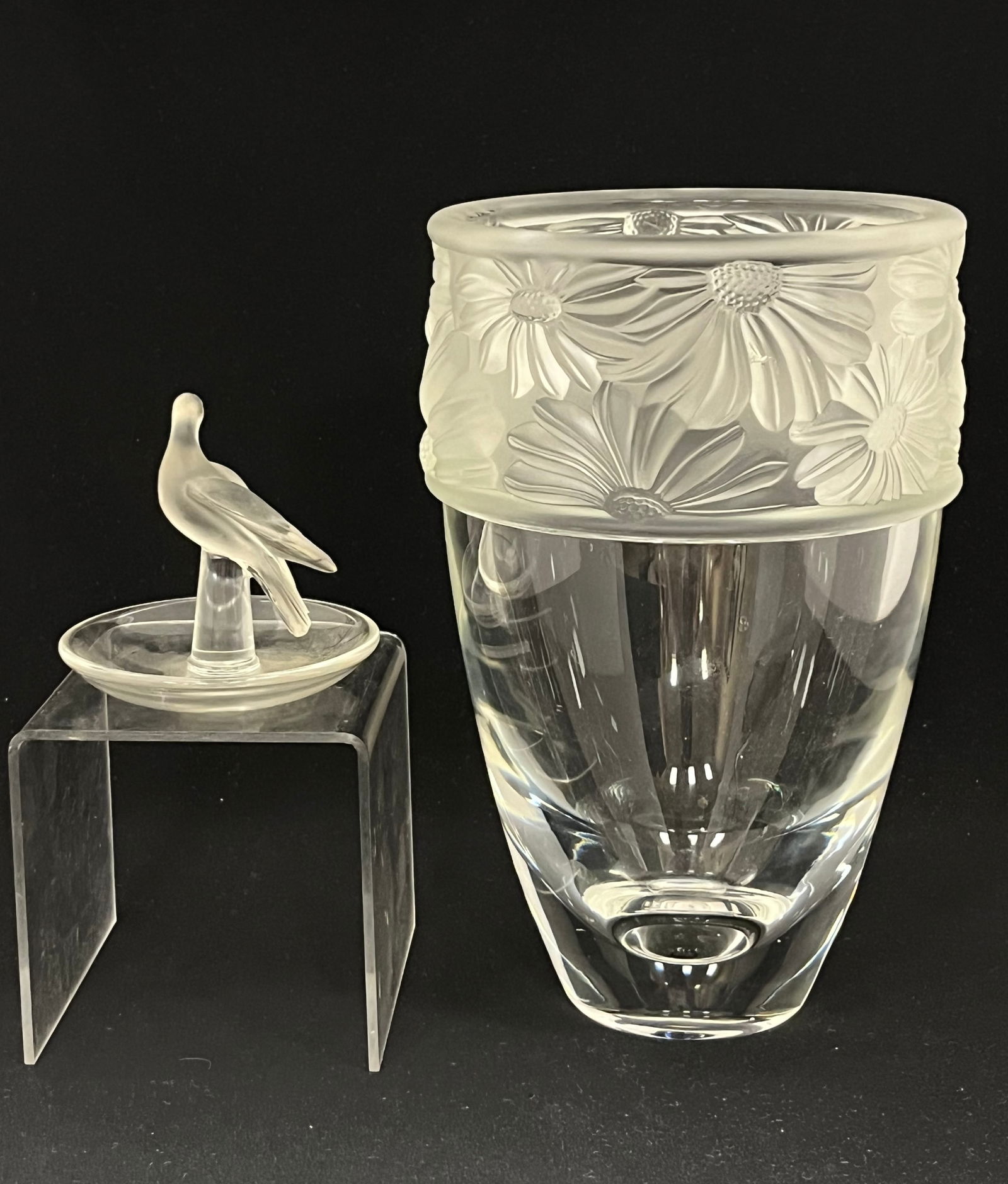 Two mid century glass items (1 of 4)