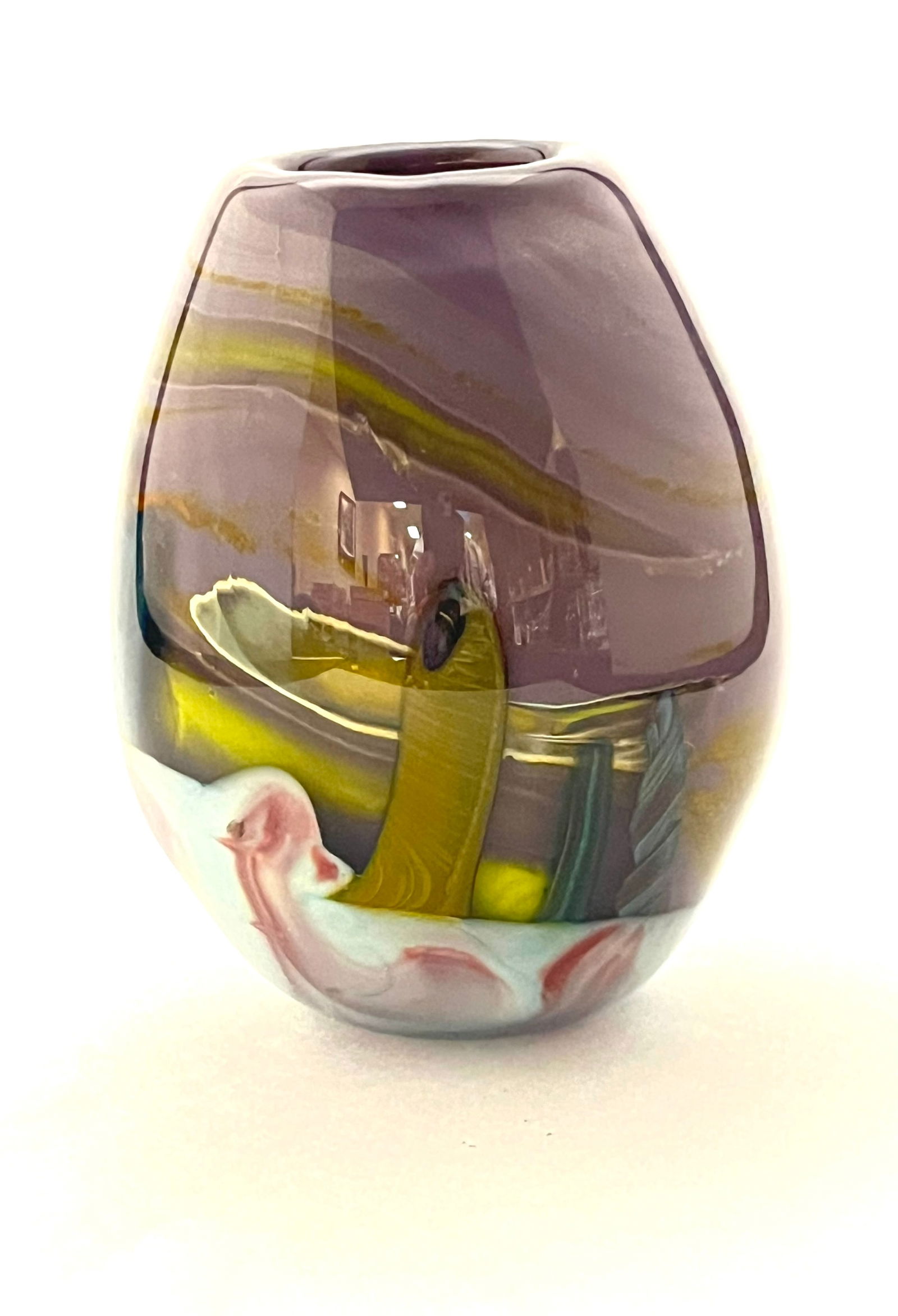 Steve Tobin art glass vase (1 of 4)