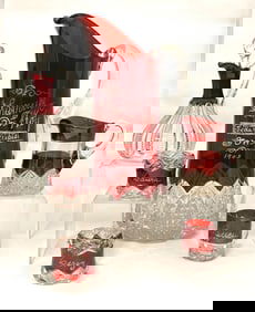 Group of EAPG ruby flash glass