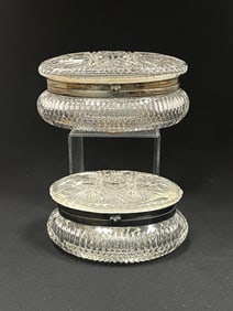 2 ABCG oval dresser boxes