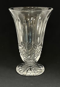 Waterford footed glass vase