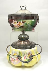 2 Pairpoint covered boxes