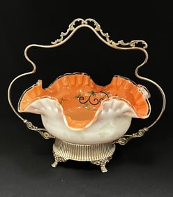 Peach cased brides basket