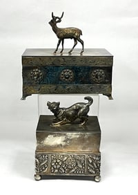 2 Pairpoint silverplate boxes