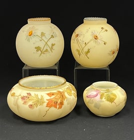 4 Smith Brothers small vases
