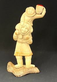 Bone figurine of an Eskimo