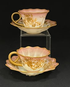 2 Crown Milano Cup and Saucers
