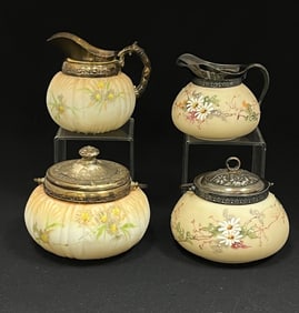 2 Cream and Sugar bowls