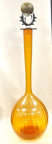 Monumental Murano stopper bottle