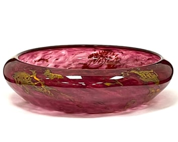 Large Schneider art glass bowl