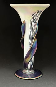 Muller Bohemian glass vase
