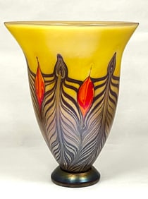 Fields and Fields large trumpet vase