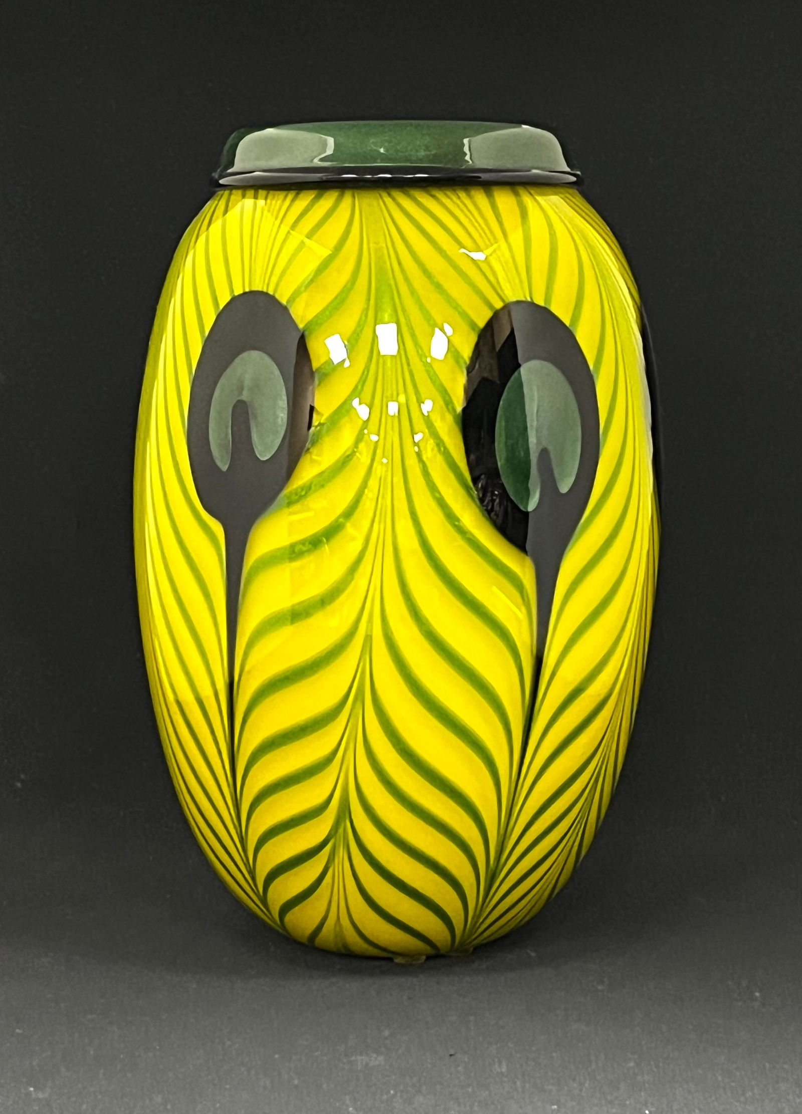 Charles Lotton Peacock Eye Vase (1 of 6)
