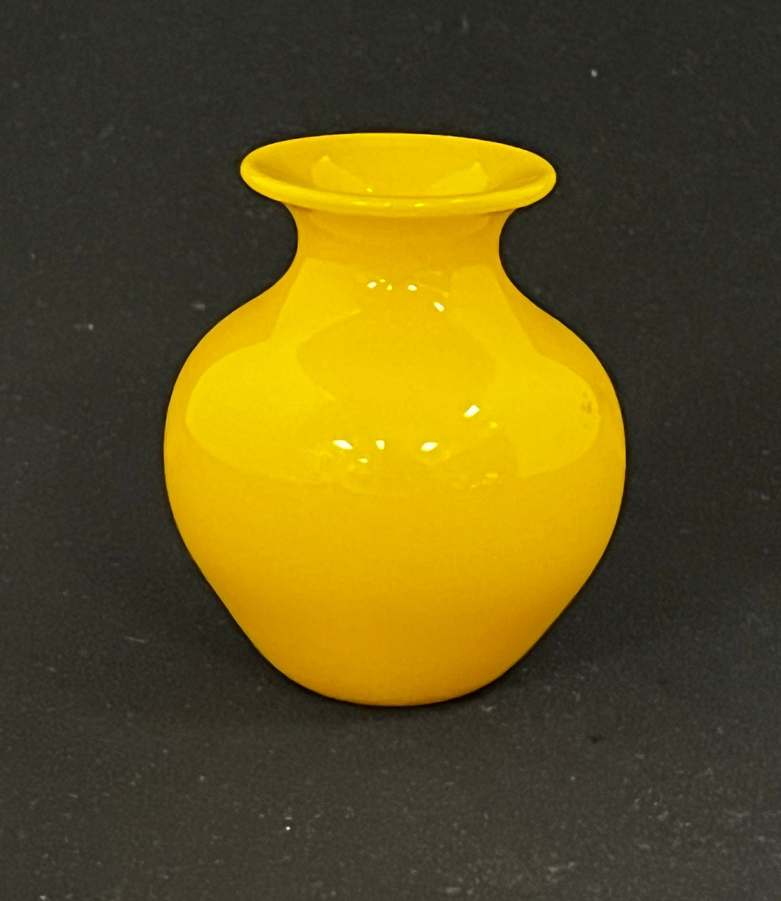 Charles Lotton Mandarin Yellow vase (1 of 4)