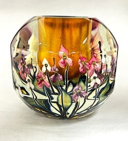 Heavy John Lotton Paperweight Vase