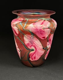 John Lotton Pink Heart Vase