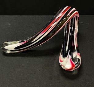 John Lotton free form glass sculpture