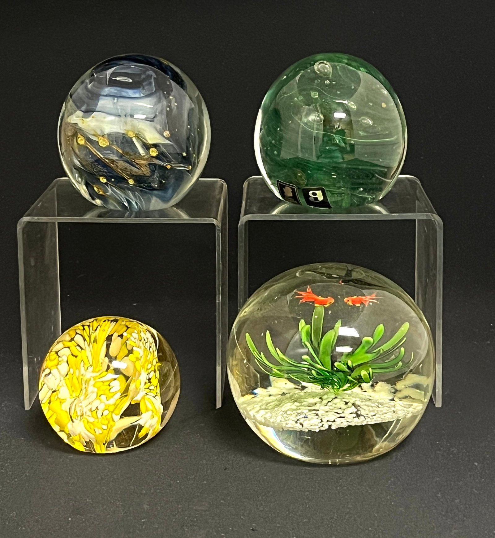 4 Contemporary Paper Weights (1 of 7)