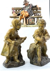 3 Italian Figurines