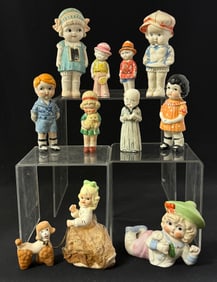 10 Japanese Bisque Dolls