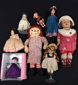 Group of Vintage Dolls