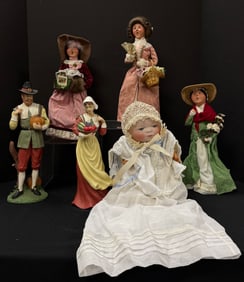 Group of 6 Dolls and Figurines