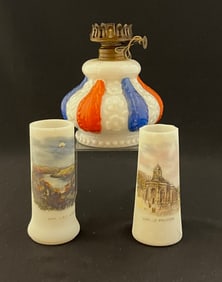 Three piece grouping of Victorian