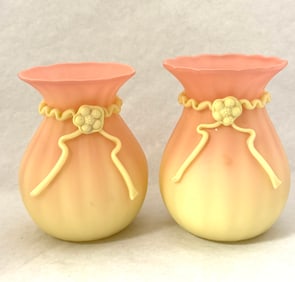Pair of Uranium Burmese vases
