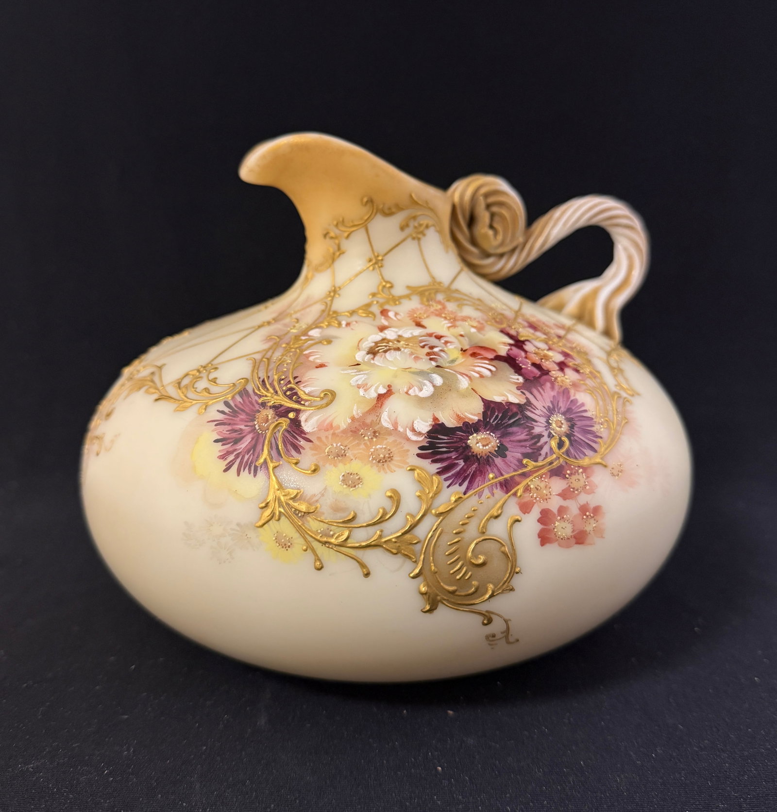 Mt. Washington decorated ewer (1 of 4)