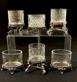 6 Pairpoint Crystal Votives