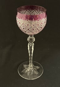 ABCG Purple cut to clear goblet