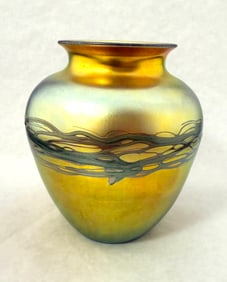 Steuben Gold Aurene Vase