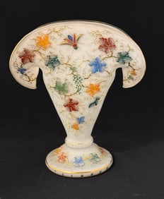 Rare Moser MOP Raindrop Vase