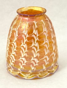 Quezal Iridescent Gold Shade