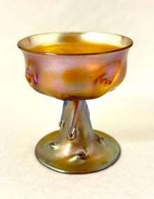 Tiffany Favrile glass sherbet