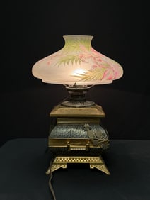 Pairpoint Lamp and Frosted Shade