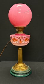Victorian Pedestal Parlor Lamp