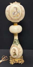 Victorian Pedestal Parlor Lamp