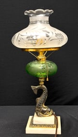 Very nice Pairpoint Dolphin Lamp