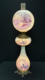 Superb Colonial Ware Peg Lamp