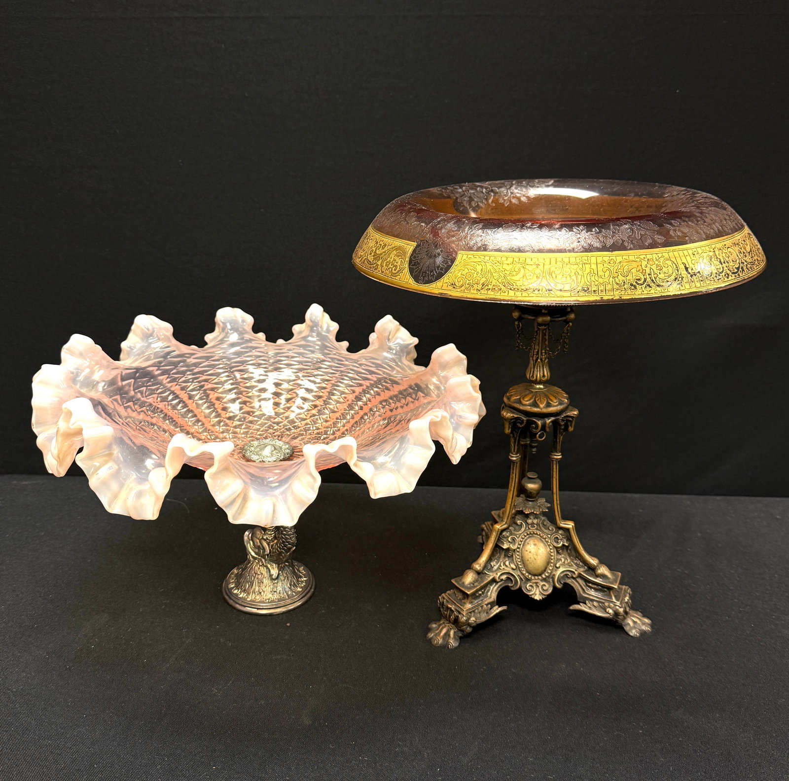 2 Victorian Bride's Baskets (1 of 6)
