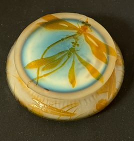 Galle French cameo glass box