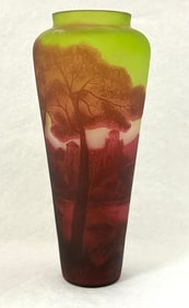 Large Richard scenic cameo vase
