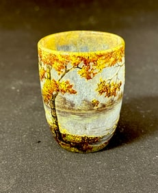 Daum Nancy Cameo Shot Glass