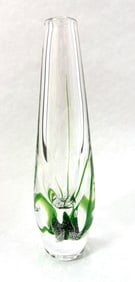 Kosta Seaweed Bud Vase